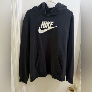 Nike Black Sweatshirt Hoodie Athletic Style